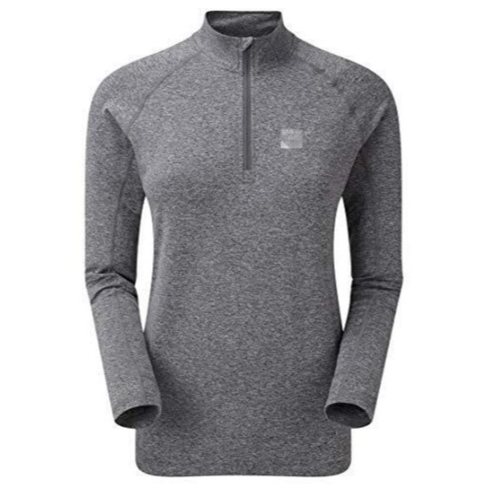 Sprayway Womens Rissa Half-Zip Top Activewear , Grey Chrome, 8